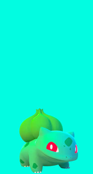 Teal Bulbasaur Pokemon Aesthetic Wallpaper