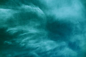 Teal Cloud Of Smoke Wallpaper