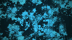 Teal Paint Splash Wallpaper