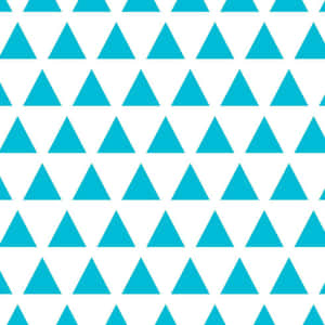 Teal Triangle Pattern Wallpaper