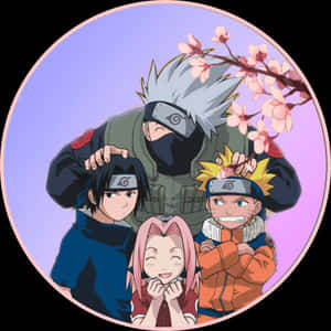 Team 7 Of Konohagakure On A Mission Wallpaper