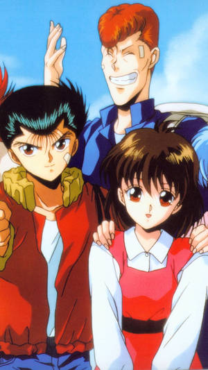 Team Urameshi From Yu Yu Hakusho Anime Series Wallpaper