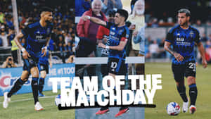 Teamofthe Matchday Collage Wallpaper