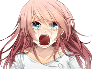 Tearful_ Anime_ Girl_ Expression.jpg Wallpaper