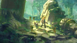 Tears Of The Kingdom Forest Exploration Wallpaper