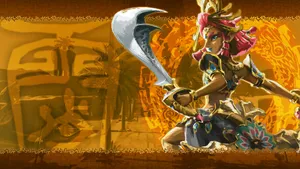 Tears Of The Kingdom Goron Warrior Wallpaper