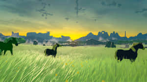 Tears Of The Kingdom Horses Wallpaper