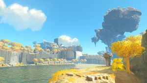 Tears Of The Kingdom Landscape Wallpaper