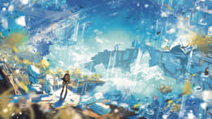 Tears Of The Kingdom Sky Exploration Wallpaper