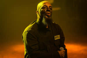 Tech N9ne Performing Liveon Stage Wallpaper