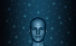 Technology 3d Head Model Wallpaper