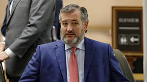 Ted Cruz In His Office Wallpaper