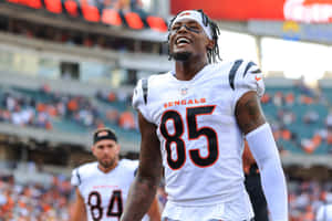 Tee Higgins Cincinnati Bengals Game Day Wallpaper