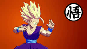 Teen Gohan Bursting With Raw Power Wallpaper