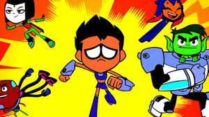 Teen Titans Cute Poster Wallpaper