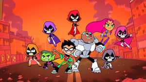 Teen_ Titans_ Go_ Team_ Pose Wallpaper