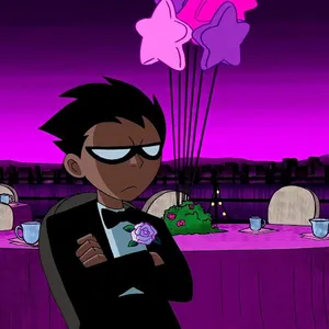 Teen Titans Robin Formal Attire Pfp Wallpaper