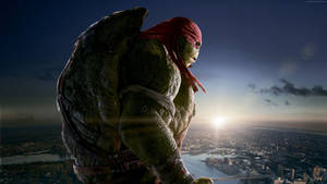 Teenage Mutant Ninja Turtles Raphael Watching The City Wallpaper