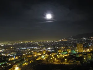 Tehran Full Moon Wallpaper