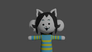 Temmie Undertale 3d Model Wallpaper