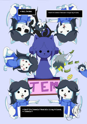 Temmies Undertale Art Wallpaper