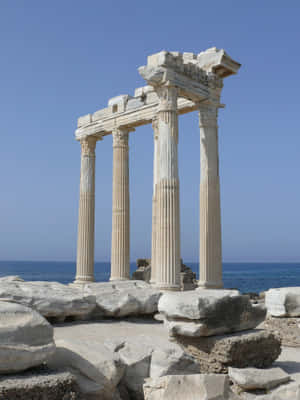 Temple Of Apollo In Greece Wallpaper