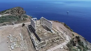 Temple Of Poseidon Sounion Wallpaper