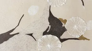 Tender Beige Art Wallpaper