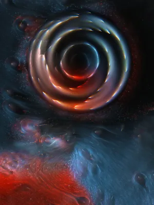 Tender Flowing Art Wallpaper