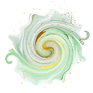 Tender Green Swirls Wallpaper