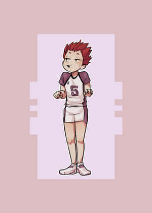 Tendo Satori From Haikyuu!! In Action Wallpaper