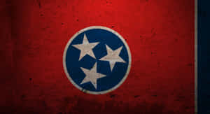 Tennessee Flag Symbolising Pride Of Tennesseans Wallpaper