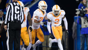 Tennessee Football Playersin Action Wallpaper