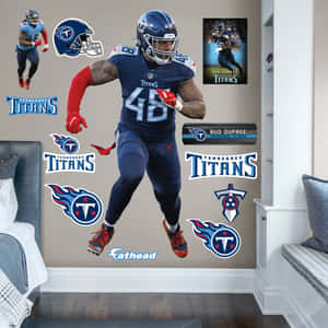 Tennessee Titans Bud Dupree Stickers Wallpaper