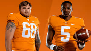 Tennessee Volunteers Football Players Portrait Wallpaper