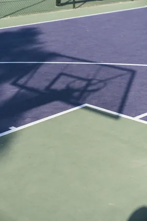 Tennis Court Shadow Art.jpg Wallpaper