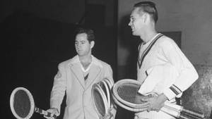 Tennis Legends - Bobby Riggs And Jack Kramer Wallpaper