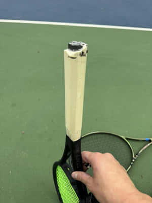 Tennis Racket Handle Closeup Wallpaper