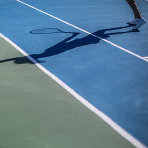 Tennis Shadow Artistry Wallpaper