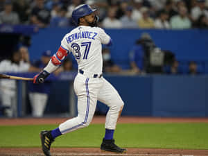 Teoscar Hernandez Swing Action Wallpaper