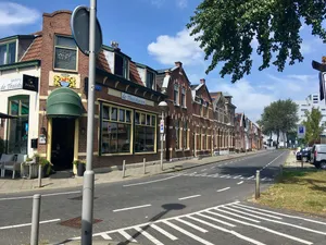Terneuzen Street Viewwith Cafe Wallpaper