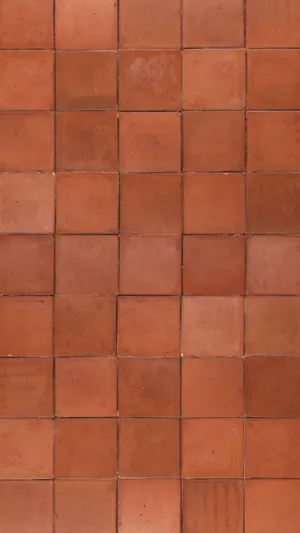 Terracotta Tiles Pattern Wallpaper