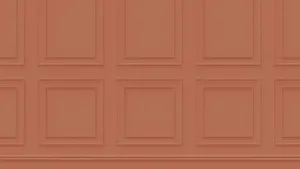Terracotta Wall Panel Texture Wallpaper