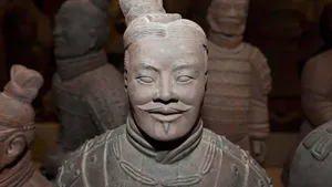 Terracotta Warriors Close Up Detailed Wallpaper