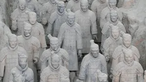 Terracotta Warriors Historic Chinese Sculptures Wallpaper