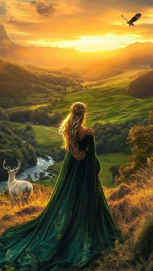 Terrasen Dawn Overlook Wallpaper