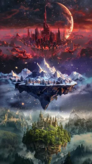 Terrasen Floating Kingdoms Wallpaper