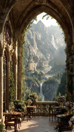 Terrasen Mountain View Wallpaper