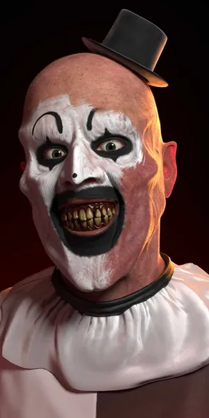 Terrifying Clown Portrait Wallpaper