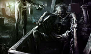 Terrifying Creatures Invade Your Nightmares In This Horror Anime Wallpaper